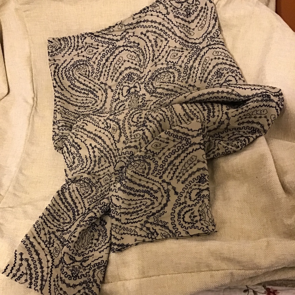 Embroidered Talbot long pants